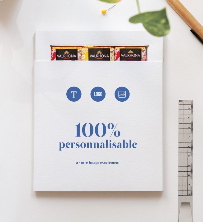Cartes chocolats 100% perso